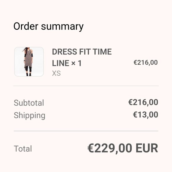 Demobaza fit Time line dress XS size - Picture 4 of 11